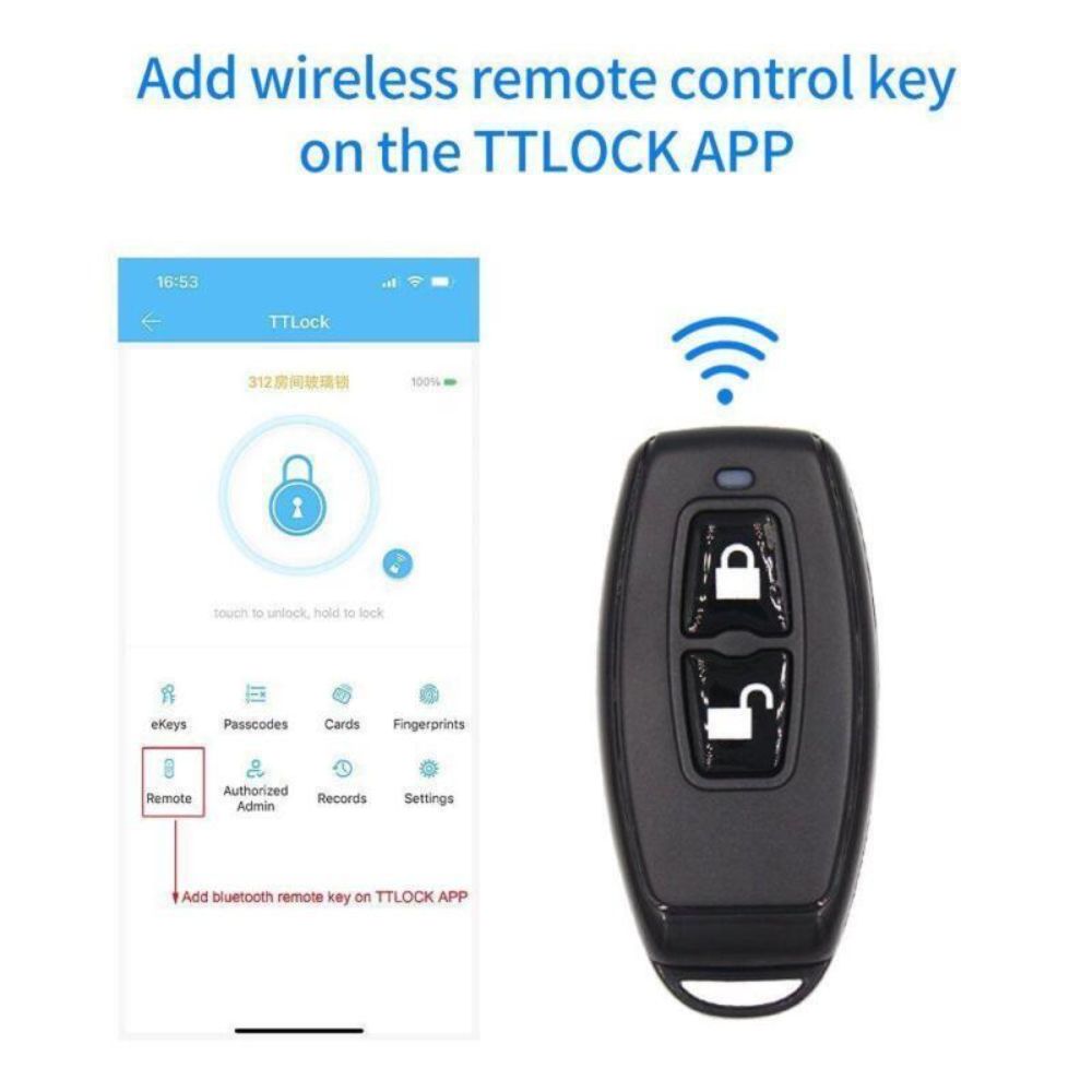 Remote điều khiển mở khóa từ xa - Ảnh 4
