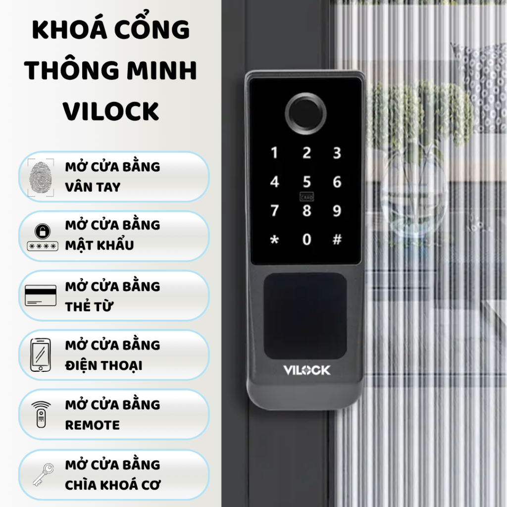 TẠI SAO KHÓA THÔNG MINH DẦN THAY THẾ CÁC KHÓA CƠ TRUYỀN THỐNG? 4 Khóa cổng Vilock