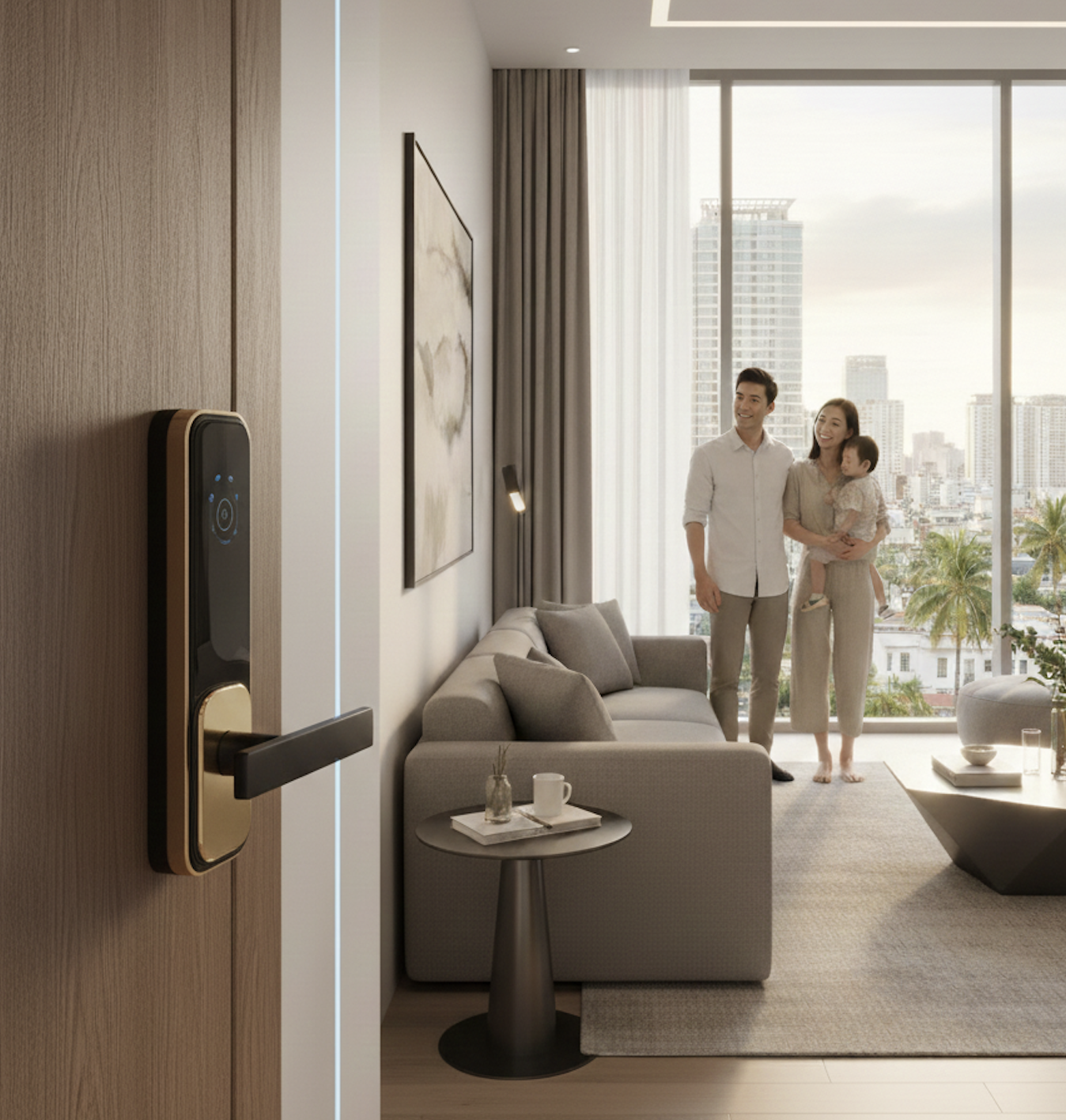 xu hướng khoá thông minh tại Việt Nam cho căn hộ hiện đại