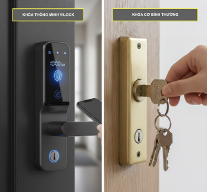 Khóa thông minh, Khóa cơ truyền thống, Khóa cửa gỗ, Khóa cửa nhôm
