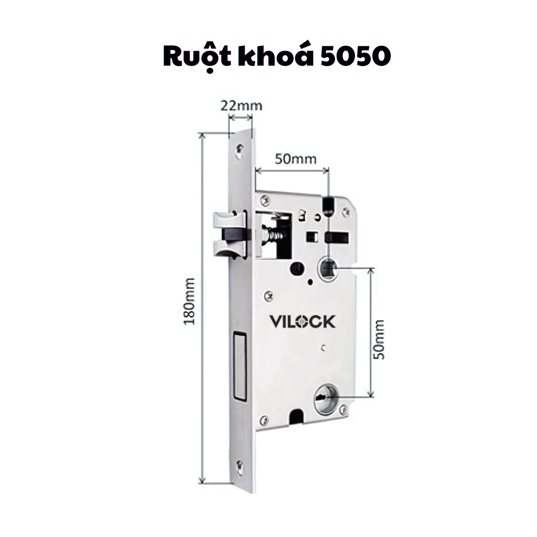 Ruột khoá 5050 cho khoá cửa gỗ