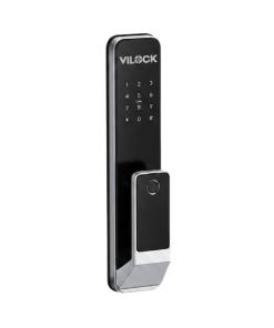 Khóa thông minh Cửa Gỗ Vilock W04 Silver Black