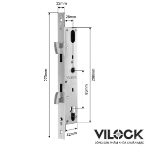 ruột khóa cửa lùa VILOCK