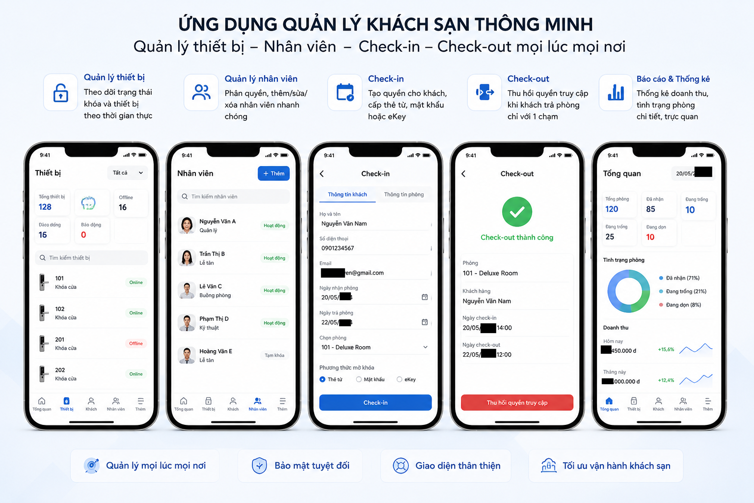 App quản lý khách sạn
